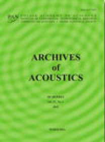 Archives Of Acoustics