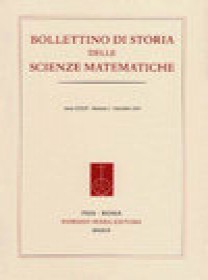 Bollettino Di Storia Delle Scienze Matematiche