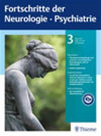 Fortschritte Der Neurologie Psychiatrie