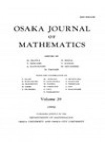 Osaka Journal Of Mathematics