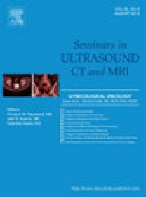 Seminars In Ultrasound Ct And Mri