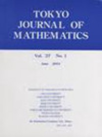 Tokyo Journal Of Mathematics