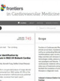 Frontiers In Cardiovascular Medicine