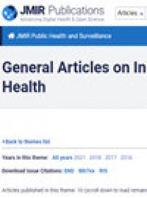 Jmir Public Health And Surveillance