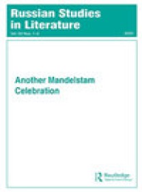 Russian Studies In Literature