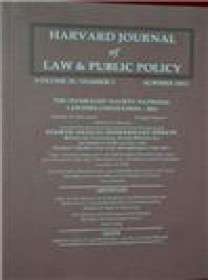 Harvard Journal Of Law And Public Policy