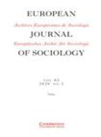 Archives Europeennes De Sociologie