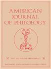 American Journal Of Philology