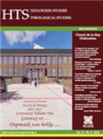 Hts Teologiese Studies-theological Studies
