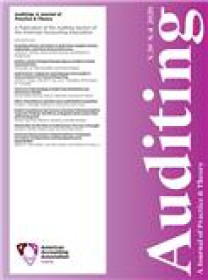 Auditing-a Journal Of Practice & Theory