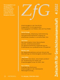 Zeitschrift Fur Geschichtswissenschaft