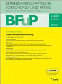 Betriebswirtschaftliche Forschung Und Praxis