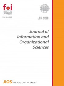 Journal Of Information And Organizational Sciences