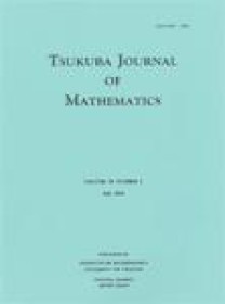 Tsukuba Journal Of Mathematics