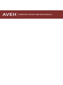 African Vision And Eye Health Journal