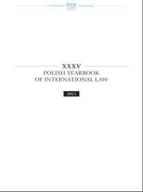 Polish Yearbook Of International Law