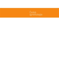 Ceska Gynekologie-czech Gynaecology