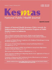 Kesmas-national Public Health Journal