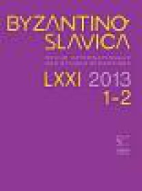 Byzantinoslavica-revue Internationale Des Etudes Byzantines
