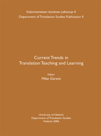 Current Trends In Translation Teaching And Learning E