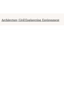 Architecture Civil Engineering Environment